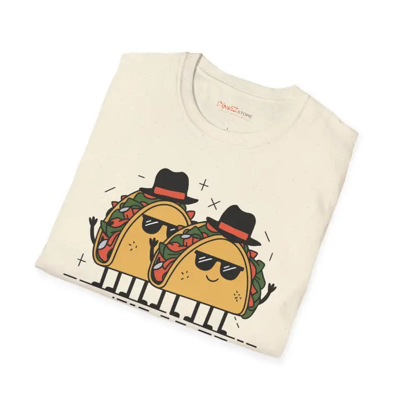 Taco Twins Outrageous Unisex Tee: too Cool for Salsa Style - T-shirt