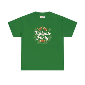 Heavy Cotton Tee - Ultimate Super Football Tailgate - Dipaliz - Turf Green / s - T-shirts