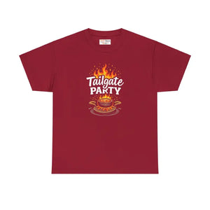 T-shirt - Heavy Cotton Tailgate Tee - Mvp Style Comfort - Dipaliz Cardinal Red / s
