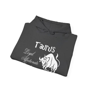 Taurus Sign Hooded Sweatshirt Celestial Comfort - Dipaliz - Hoodies