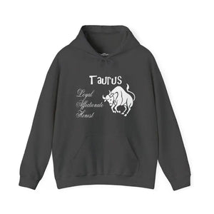 Taurus Sign Hooded Sweatshirt Celestial Comfort - Dipaliz - Hoodies