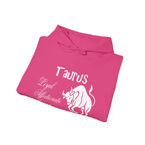 Taurus Sign Hooded Sweatshirt Celestial Comfort - Dipaliz - Hoodies