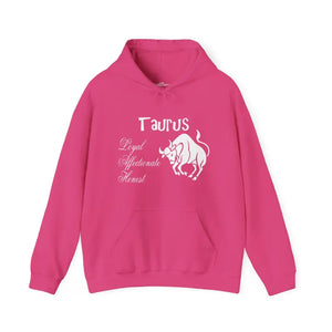 Taurus Sign Hooded Sweatshirt Celestial Comfort - Dipaliz - Hoodies
