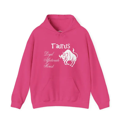 Unleash Celestial Vibes with Taurus Sign Hooded Sweatshirt - Hoodie