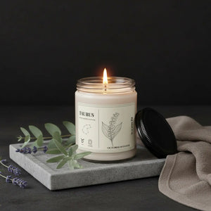 Custom Taurus Zodiac Soy Candle Personalized - Dipaliz - Candles