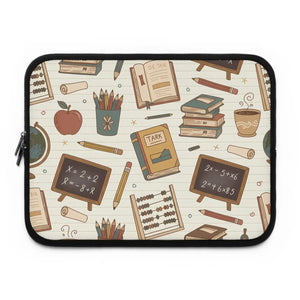 Cozy Teacher Classroom Pattern Laptop Sleeve - Dipaliz - Bags