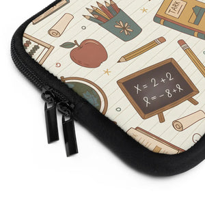 Cozy Teacher Classroom Pattern Laptop Sleeve - Dipaliz - Bags