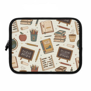 Cozy Teacher Classroom Pattern Laptop Sleeve - Dipaliz - Bags