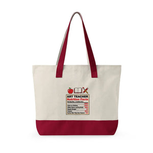 Durable Zippered Canvas Tote - Lesson Plans Teacher Gift - Dipaliz - Bags