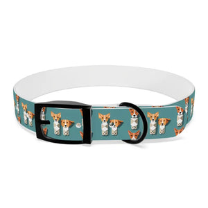 Teal Dream Dog Collar Stain Resistant Stylish Pet Gear - Dipaliz - l / Black Onyx / Tpu - Collars & Harnesses