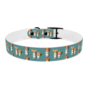 Teal Dream Dog Collar Stain Resistant Stylish Pet Gear - Dipaliz - Collars & Harnesses