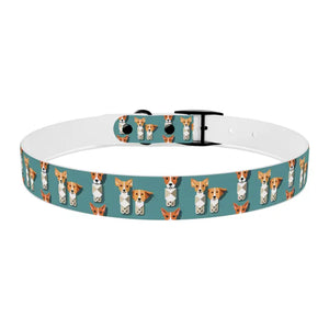 Teal Dream Dog Collar Stain Resistant Stylish Pet Gear - Dipaliz - Collars & Harnesses