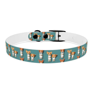 Teal Dream Dog Collar Stain Resistant Stylish Pet Gear - Dipaliz - Collars & Harnesses