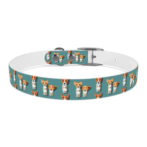 Teal Dream Dog Collar Stain Resistant Stylish Pet Gear - Dipaliz - Collars & Harnesses