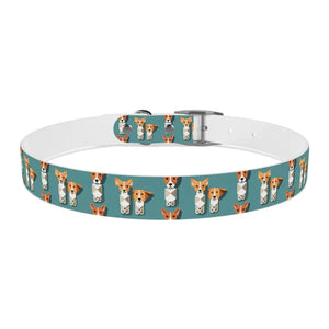 Teal Dream Dog Collar Stain Resistant Stylish Pet Gear - Dipaliz - Collars & Harnesses