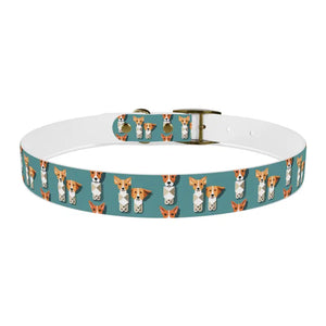 Teal Dream Dog Collar Stain Resistant Stylish Pet Gear - Dipaliz - Collars & Harnesses