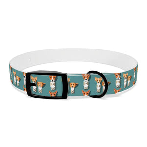 Teal Dream Dog Collar Stain Resistant Stylish Pet Gear - Dipaliz - s / Black Onyx / Tpu - Collars & Harnesses