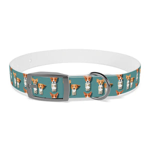 Teal Dream Dog Collar Stain Resistant Stylish Pet Gear - Dipaliz - s / Gun Metal / Tpu - Collars & Harnesses