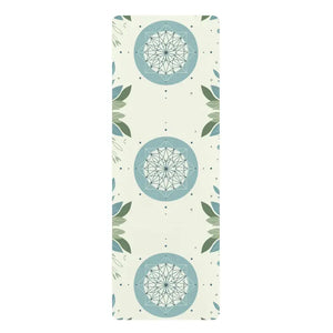 Rubber Yoga Mat - Non Slip Energizing Design - Dipaliz - 24” x 68” - Exercise & Fitness