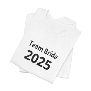 Team Bride Tee with Tapered Shoulders and Tear-away Label - Dipaliz - T-shirts