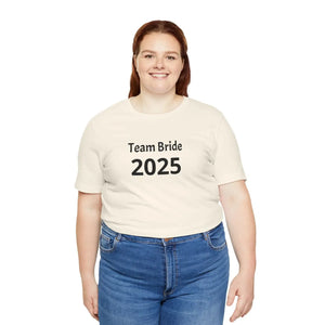 Flattering Team Bride Tee - 2025 Party Shirt - Dipaliz - T-shirts