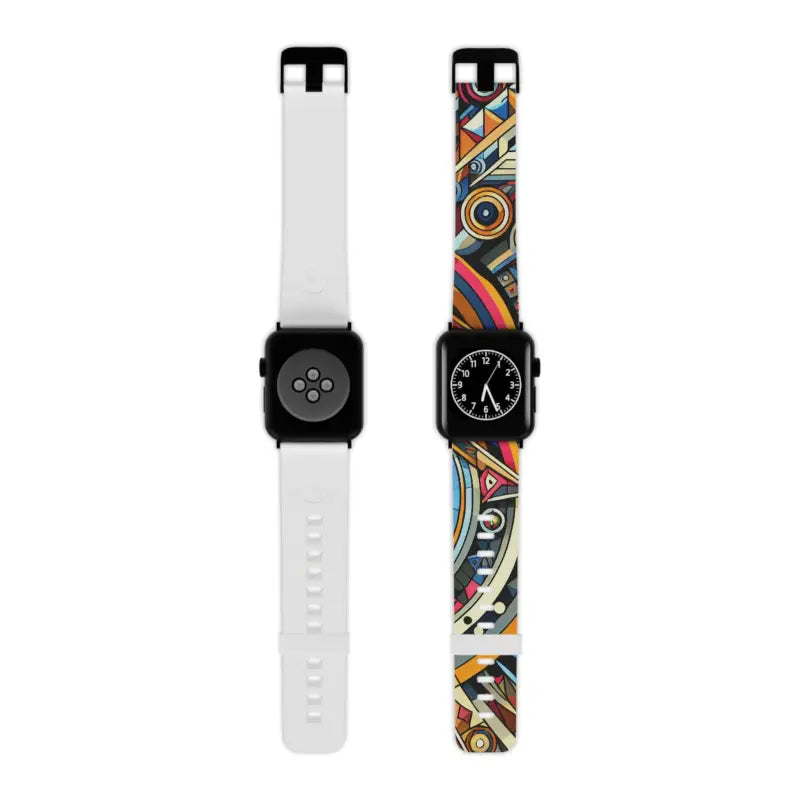 Tech-savvy Style Elastomer Apple Watch Band Bliss - 7.5’’ × 0.75’’ / 38 - 40 Mm / Black Accessories