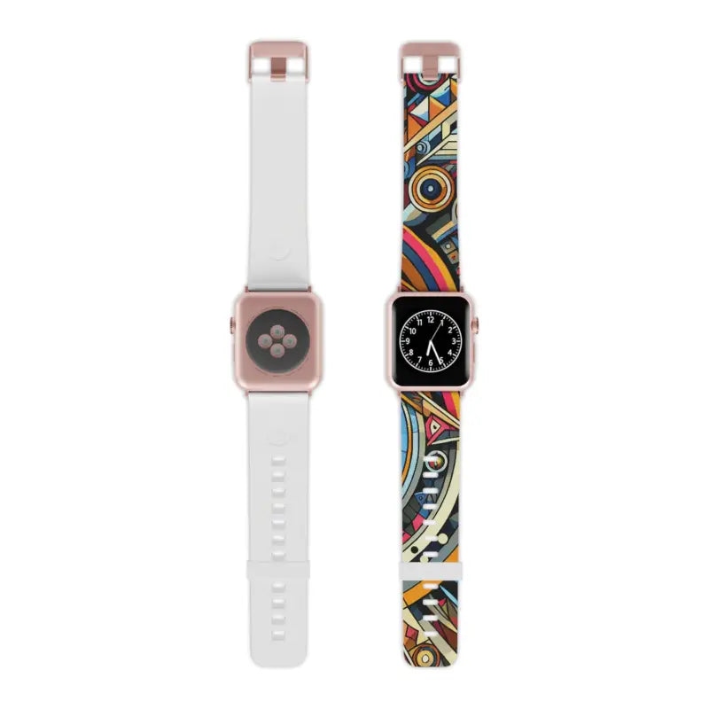 Tech-savvy Style Elastomer Apple Watch Band Bliss - 7.5’’ × 0.75’’ / 42 - 44 Mm / Rose Gold Accessories