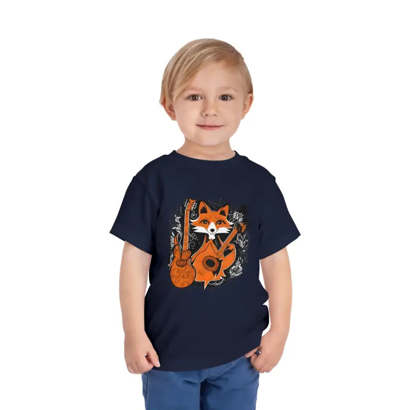 Tee-tacular Toddler Short Sleeve Fun - Soft & Comfy Wear - Navy / 2t Kids Clothes