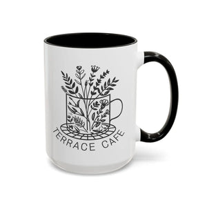 Vibrant Terrace Cafe Mugs - Colorful Ceramic Gift - Dipaliz
