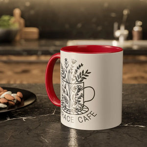 Vibrant Terrace Cafe Mugs - Colorful Ceramic Gift - Dipaliz