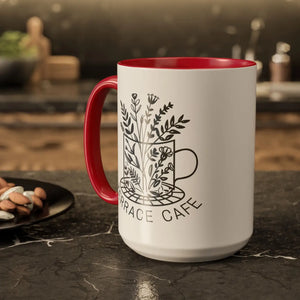 Vibrant Terrace Cafe Mugs - Colorful Ceramic Gift - Dipaliz
