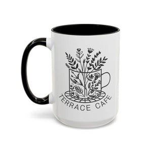 Vibrant Terrace Cafe Mugs - Colorful Ceramic Gift - Dipaliz