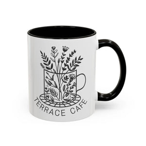Vibrant Terrace Cafe Mugs - Colorful Ceramic Gift - Dipaliz