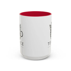 Vibrant Terrace Cafe Mugs - High-fidelity Artwork Print - Dipaliz