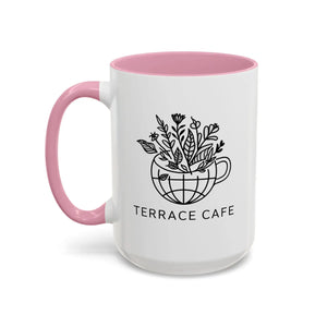 Vibrant Colorful Coffee Mugs - Terrace Cafe Style - Dipaliz