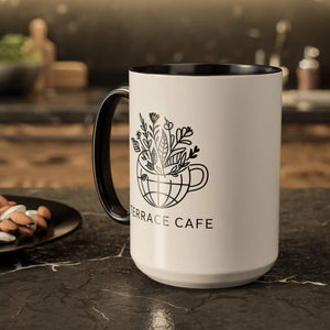 Vibrant Colorful Coffee Mugs - Terrace Cafe Style - Dipaliz