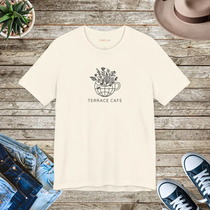 Soft Terrace Cafe Unisex Jersey Short Sleeve Tee - Dipaliz - T-shirts