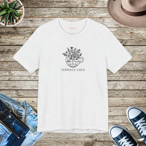 Soft Terrace Cafe Unisex Jersey Short Sleeve Tee - Dipaliz - T-shirts