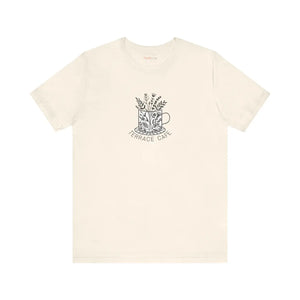 Soft Cafe Unisex Jersey Tee - Terrace Coffee Cotton - Dipaliz - T-shirts