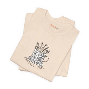 Soft Cafe Unisex Jersey Tee - Terrace Coffee Cotton - Dipaliz - T-shirts