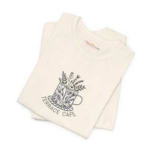 Soft Cafe Unisex Jersey Tee - Terrace Coffee Cotton - Dipaliz - T-shirts