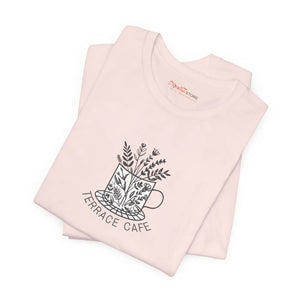 Soft Cafe Unisex Jersey Tee - Terrace Coffee Cotton - Dipaliz - T-shirts