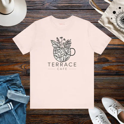 Upgrade your Style with Terrace Cafe Unisex Jersey Tee - T-shirt