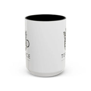 Mug - Terrace Cafe Mugs - High-fidelity Artwork Print - Dipaliz 15oz / Black