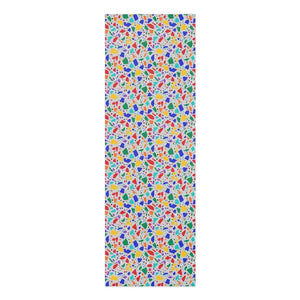 Foam Yoga Mat - Terrazzo Confetti Non-slip Colorful - Dipaliz - 24” x 72” - & Pilates Mats