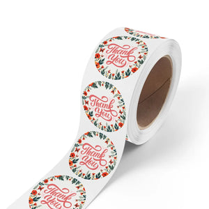 Enchanting Floral Sticker Label Rolls Premium Bopp - Dipaliz - Labels & Tags