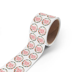 Enchanting Floral Sticker Label Rolls Premium Bopp - Dipaliz - Labels & Tags