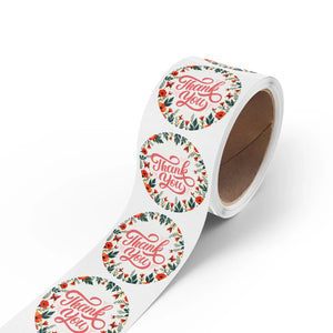 Enchanting Floral Sticker Label Rolls Premium Bopp - Dipaliz - Labels & Tags