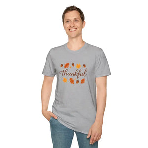 Thankful Autumn Tee Softstyle Cozy Fall Fashion Gift - Dipaliz - T-shirts