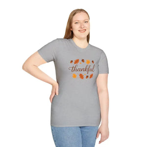 Thankful Autumn Tee Softstyle Cozy Fall Fashion Gift - Dipaliz - T-shirts